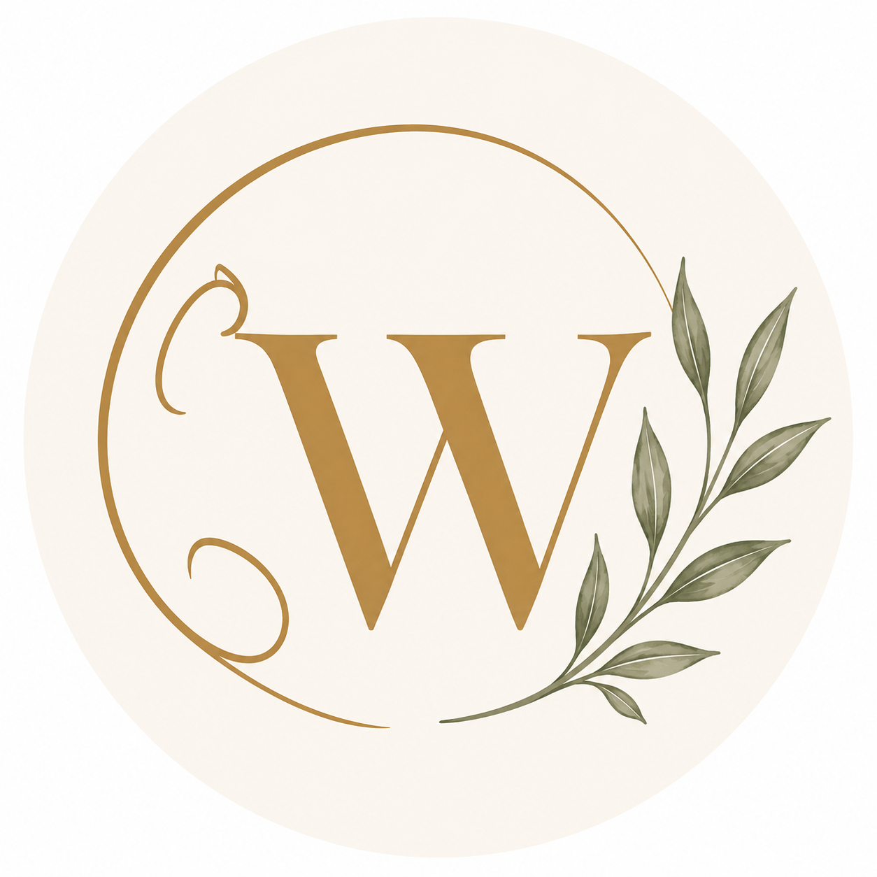 Willow Ops botanical W emblem